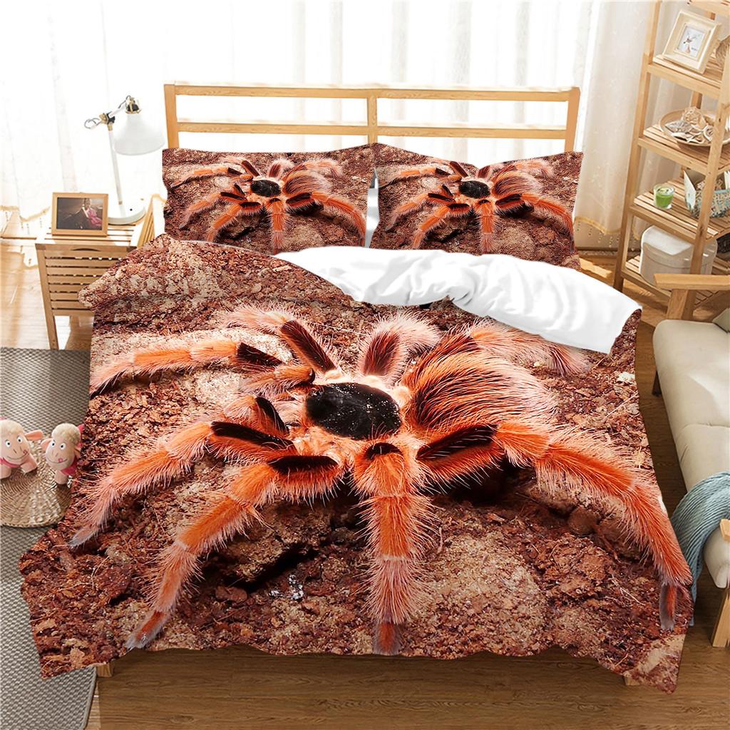 Comforter Spider Bedding Set For Children Kids And Adult Home Decor Queen Size Warm Soft Breathable And Comfortable