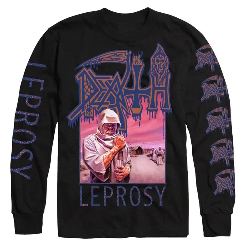 DEATH cd cvr LEPROSY Official L/S SHIRT XL New chuck symbolic human spiritual  Unisex T-Shirt M