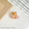 Capybara Acrylic Double-Sided Multifunctional Clip Folder with Sticky Note Holder
