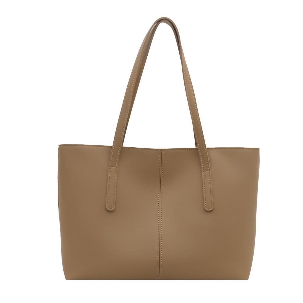 Pu Large Capacity Bag For Women With Zipper Closure For Daily