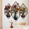 Imitation Wall Painting Realistic Vase Self-adhesive Wall Stickers Home Decoration for Living Room Bedroom Wall Art Decals
