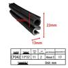Customizable EPDM U-Shaped Rubber Sealing Strip for Electrical Cabinets and Car Doors