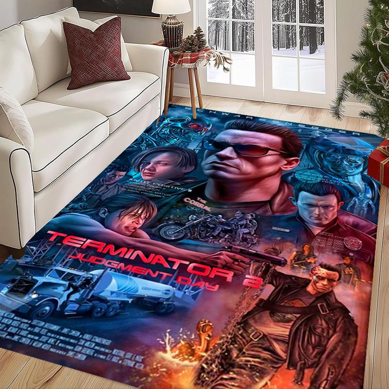 Terminator: Dark Fate - Battle Survival carpet Living room and bedroom mats floor mats Art Protective pad Doormat