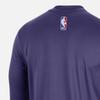 Jordan Letter Pattern Printed Training Long Sleeve T-Shirt 2023-24 Season Player Edition Charlotte Hornets Unisex Tops Purple FB3475-566