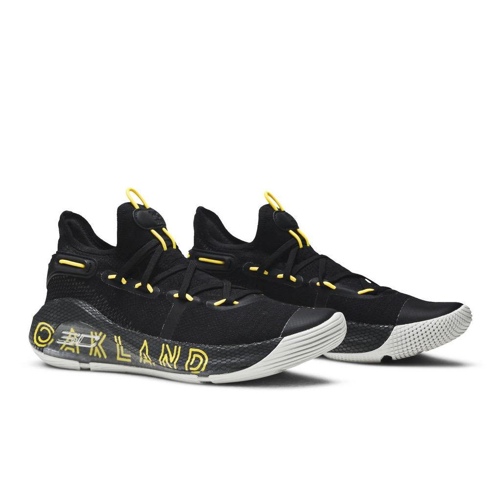 Under Armour Curry 6 Grade School 'Thank You' (Unisex) Black / Elemental / Black Basketball Shoes 3020415 006