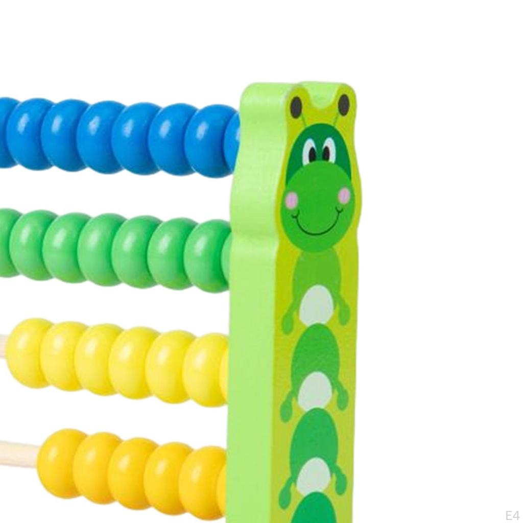 Classic Wooden Abacus for Math Learning, Counting Tool Kids