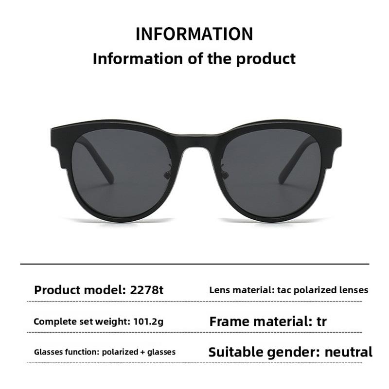 Sun Glasses Glasses Clip-on Magnetic Attachable UV Protection Fashionable Colorful Sunglasses Ladies Myopia Eyeglasses Spectacle Frame Frame