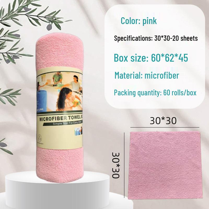 Tearable Disposable Kitchen Cleaning Wipes - Absorbent Roll for Weekly Use