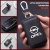 Leder Schlüsseletui Auto Styling Reißverschluss Schlüsseltasche Hüfttasche Für Opel Astra G H J K F Corsa D Zafira B Insignia Mokka Regal