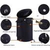 Oxford Cloth Propane Tanks Cover With Windproof Drawstrings Base And Storage Pocket Weatherproof Gas Cylinder Protector