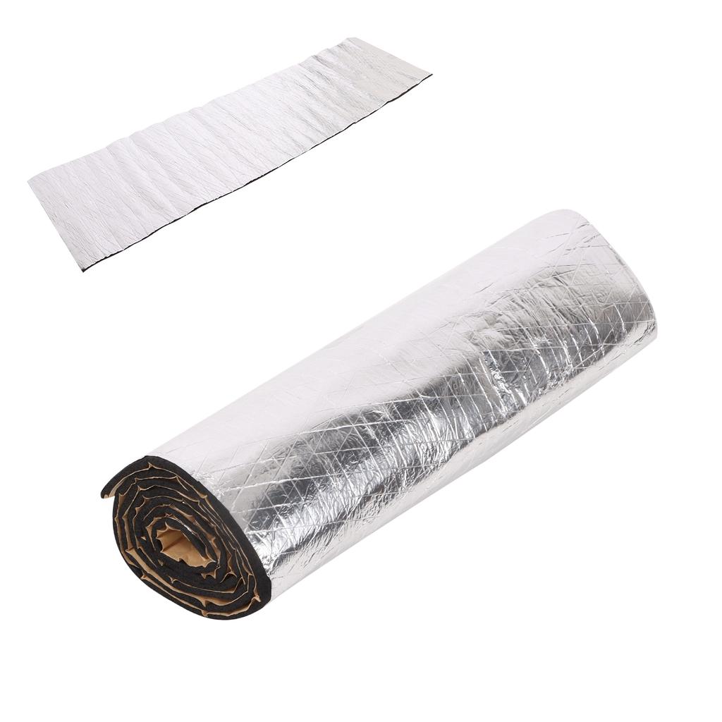 0.2in Heat Shield Sound Dampening Noise Insulation Pad Universal for Car Hood Door Trunk 1.6x6.6ft