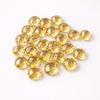 Citrine Gemstones, Round Faceted Citrine Cabochons, Natural Yellow Semi-Precious Stones