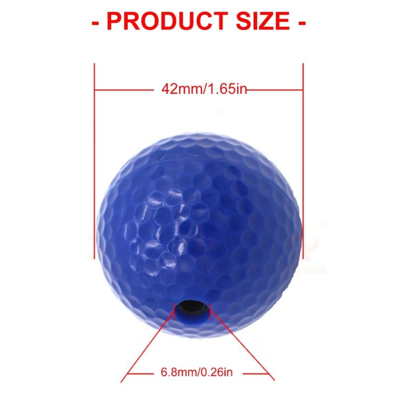 8 Stück Outdoor Rasen Hof Golf Wurfball Ersatzleitern Wurfspiel Ball Harter Golf Trainingsball für Hinterhofspiel