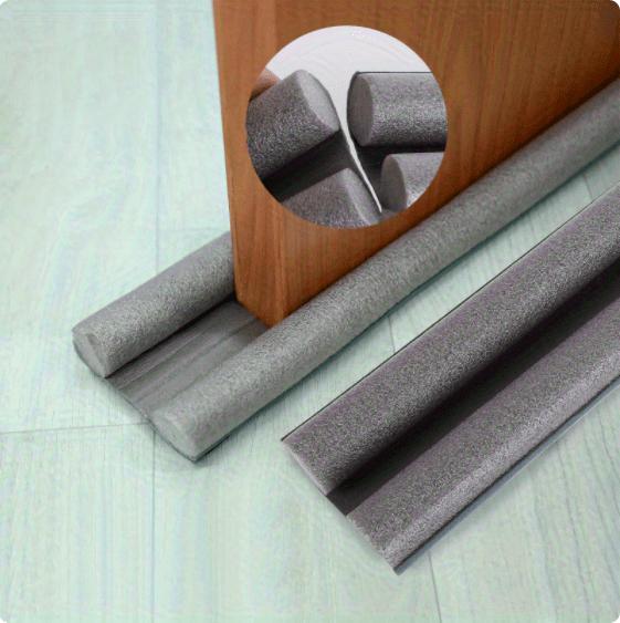 1pc Easy Installation Under Door Draft Stopper -Foam Strip Block,Soundproofing, Door Fit, Matte Finish, for Home, Office