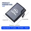 Short Wallet Zipper Coin Pocket Business Male Purses Card Holder For Opel Astra H G J Insignia Corsa Zafira Meriva Mokka