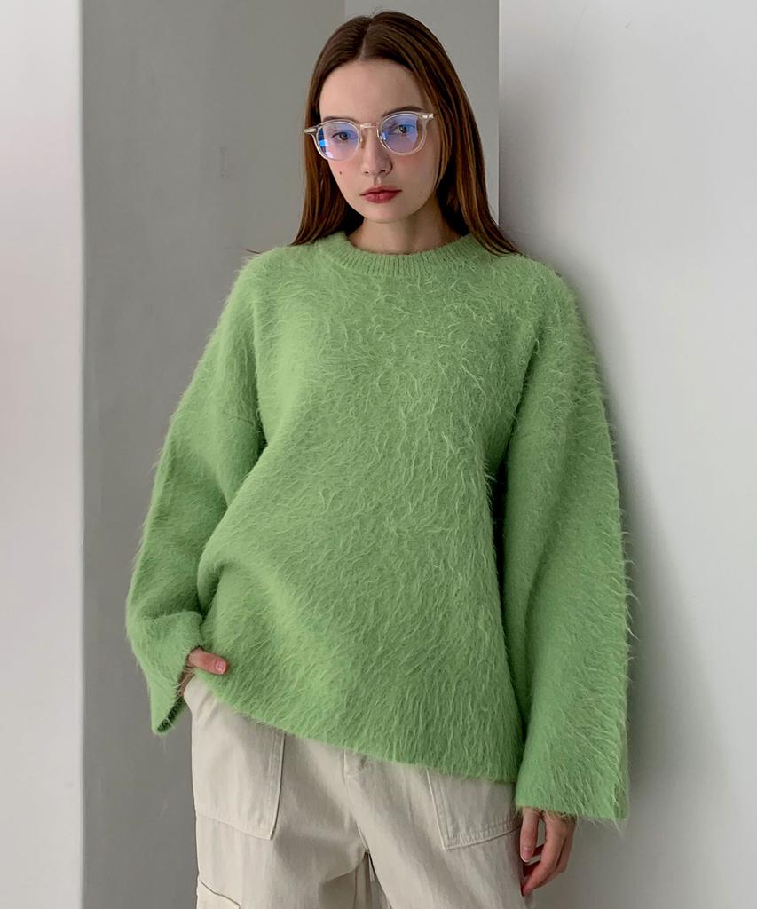 Baseukala Haarglattes Rundhals-Strickware (8 Farben)