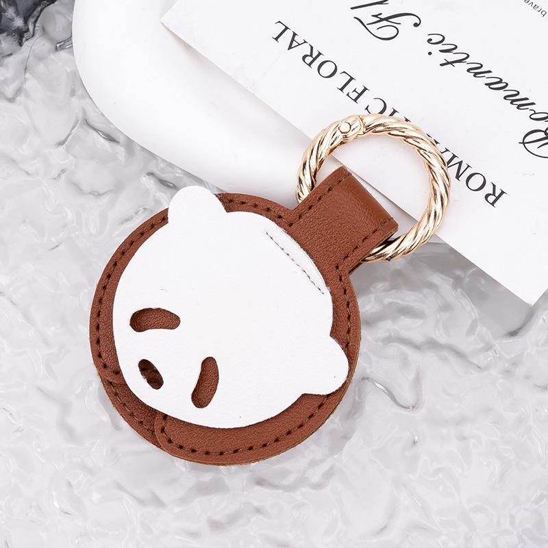 Panda Magnetic Buckle Keychain: Outdoor Travel Storage & Anti-Lost Hanging Pendant