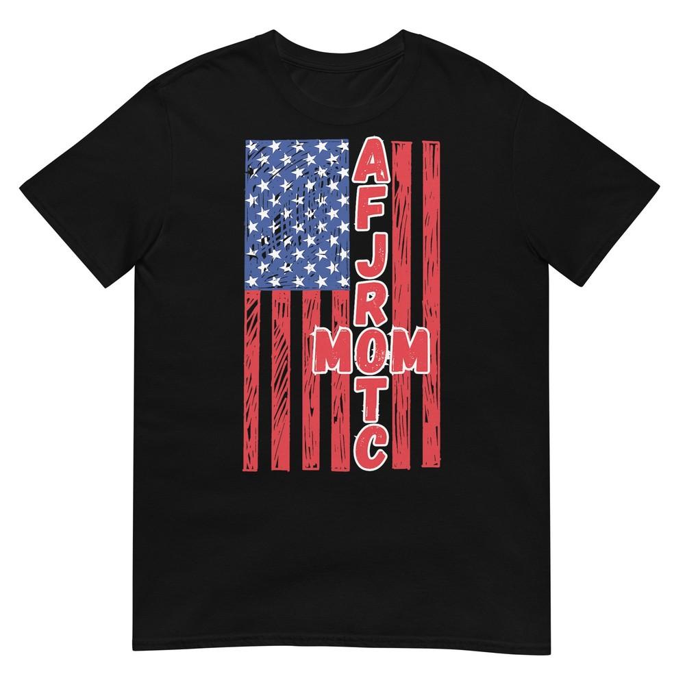 Afjrotc Mom American Flag Military Junior Rotc Cadet Mother Tshirt