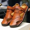 2025 Summer Plus Size Men's Closed-Toe Sandals & Casual Beach Shoes