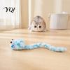Mental Stimulation for Cats Plush Mouse Cat Toy with Catnip, Long Tail Rat Chew Toy, Natural Catnip Stuffed Indoor Kittens Biting Hunting Instinct