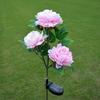 Solar Peony Flower Lamp Gift Choice For Garden Enthusiasts Gentle Illumination Peony Flower Lights