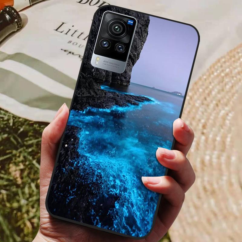 For Vivo X60 Pro Global Version Case Cat Wolf Painted Soft Silicone Phone Cases for Vivo X60 Pro Back Cover X60Pro V2046 Coque