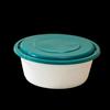 Disposable Round Meal Containers with Dome Lids, 900ml