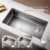 Huiniz Gunmetal Grey Single Basin Kitchen Sink