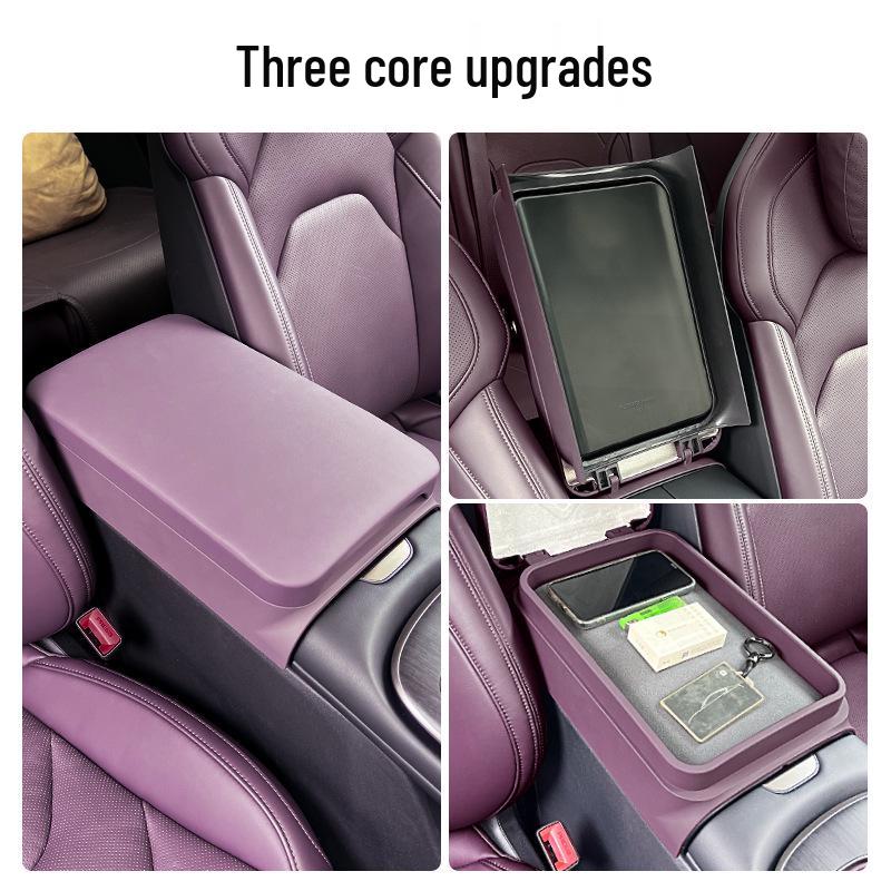 Xiaomi SU7 Armrest Box Heightening Pad & Car Storage Cover