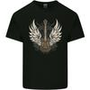 Electric Guitar Wings Rock N Roll Music Punk Mens Light Cotton T-Shirt