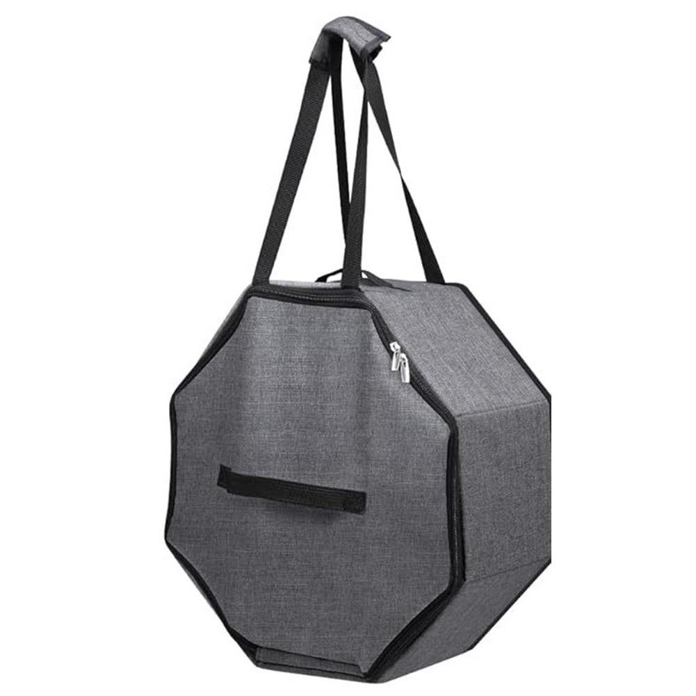 Stackable Hat Organizer with Handle Foldable Hat Case with Cardboard Support Hat Box Holder for Closet Storage