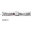 18 20 22mm Stainless Steel Watch Band Universal Strap Folding Safety Buckle for Men Women Bracelet Strap Watch Belt Accessories