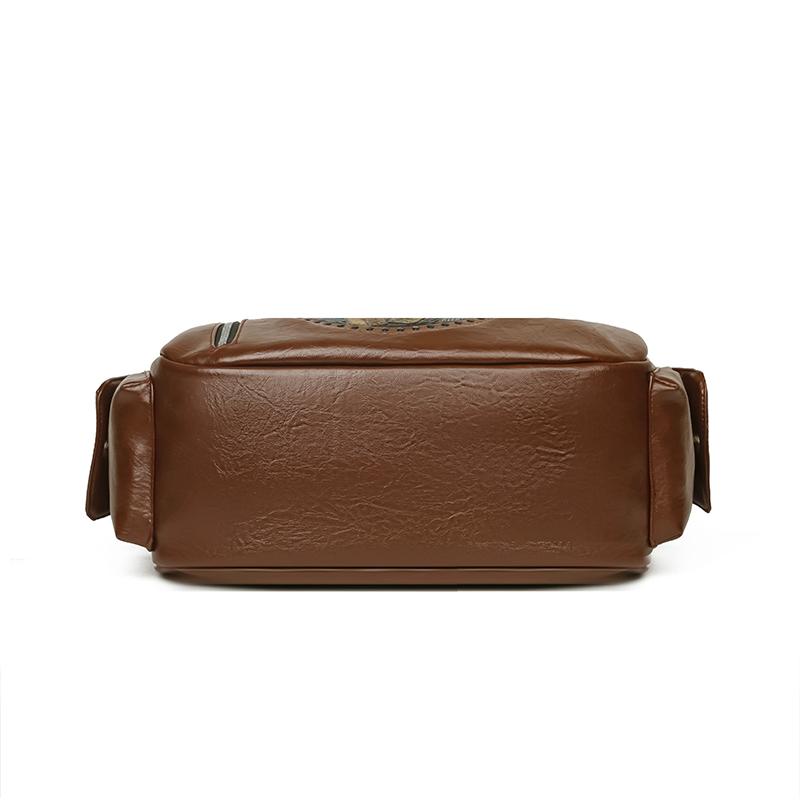 Bolsa de ombro grande capacidade elefante bolsa mãe de meia idade bolsa crossbody bolsa de couro macio