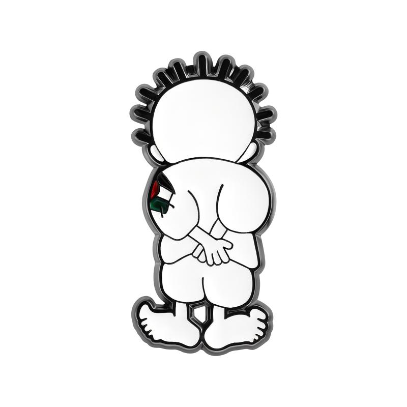 

World Peace Freedom Enamel Pins Custom Boy Brooches Lapel Badges Cartoon Free Vintage Jewelry Gift for Friends