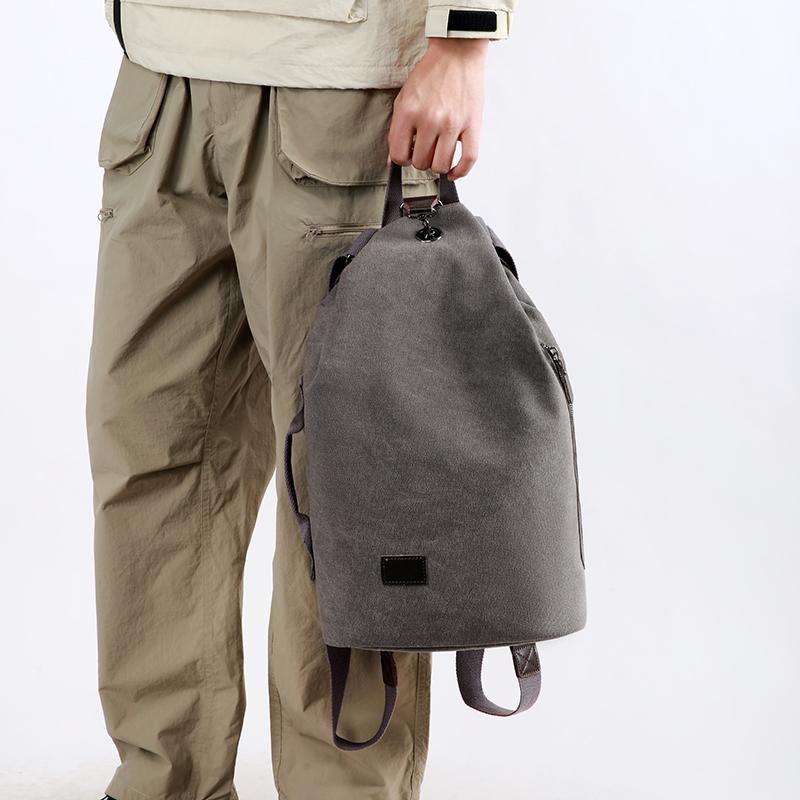 Backpack Men's Commuter Backpack Women's Large Capacity Retro Schoolbag