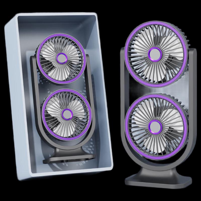WEZHO Dual-Head Circulation Fan