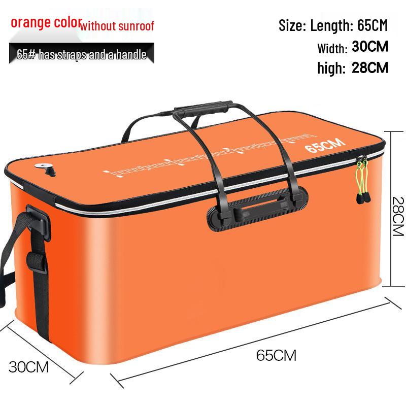 Foldable EVA Fishing Bucket with Fish Protection and Multi-Purpose Design
