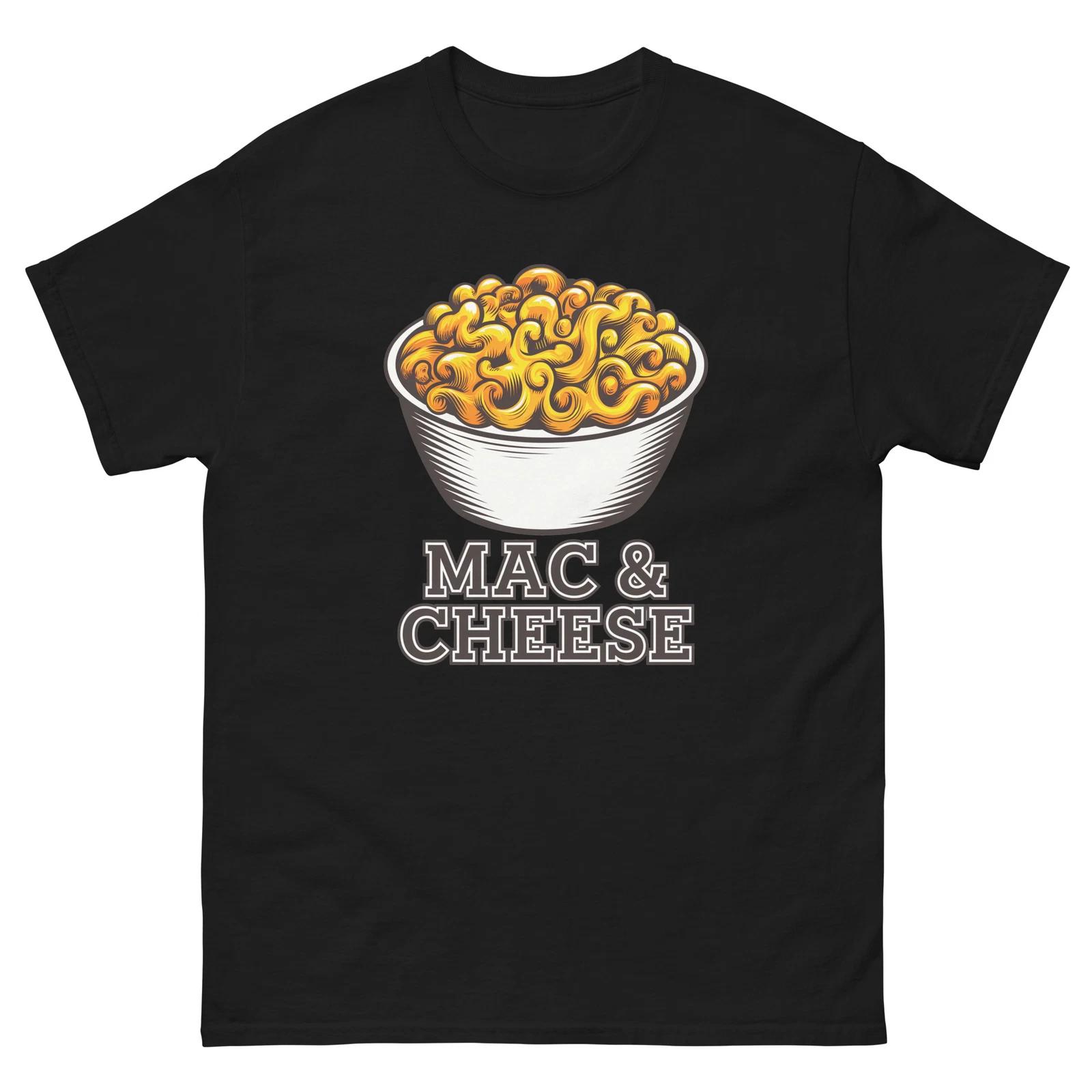 Mac and Cheese Lover Food Image Cartoon Funny T-Shirt Shirt 2XL