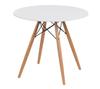 ROUND TABLE White/natural DTW 80cm Scandinavian