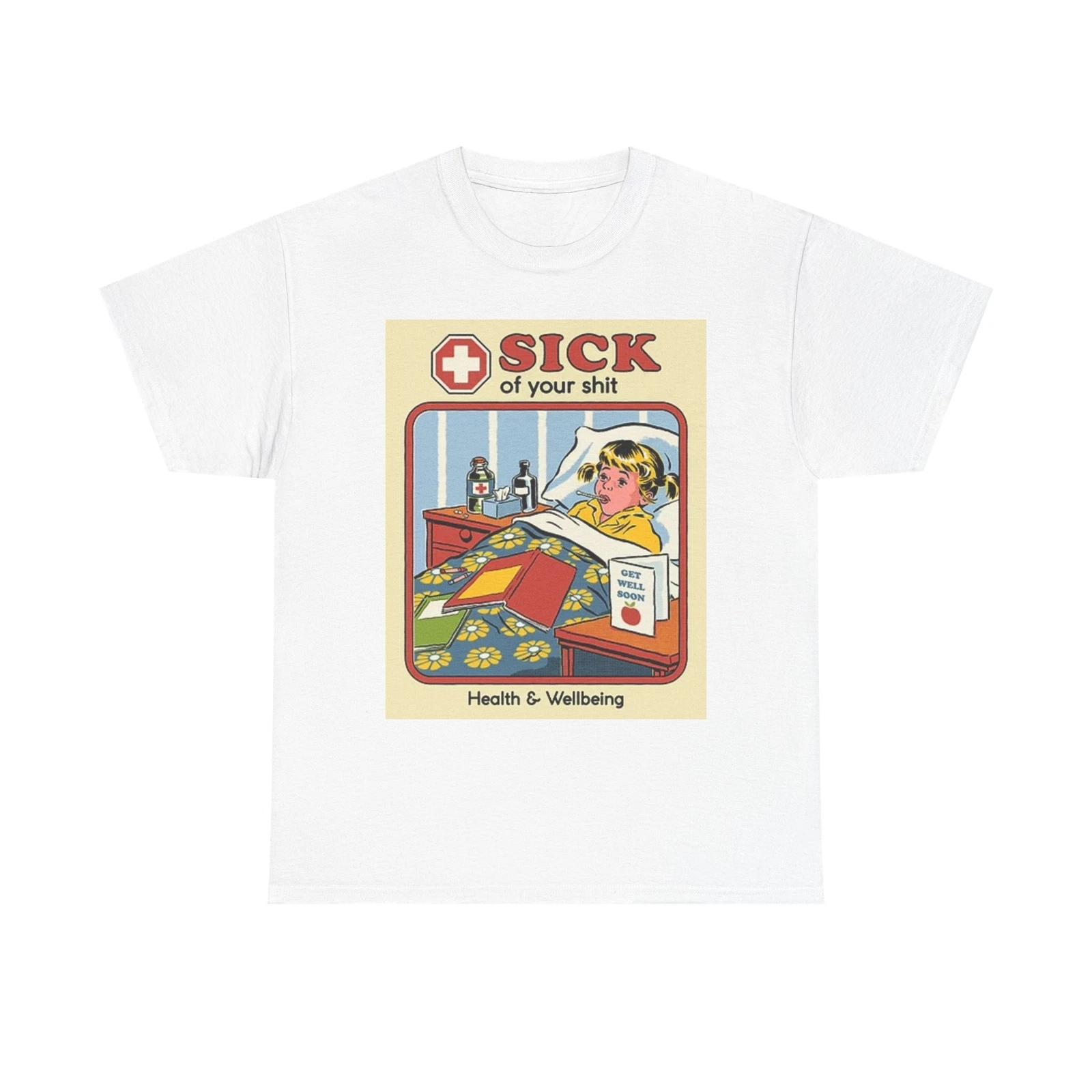 Men s and Women s T-shirts Health And Wellbeing Graphic L