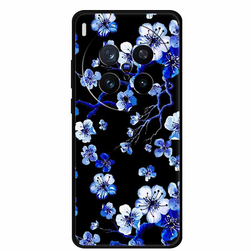 Black Silicone Case For Vivo X300 Pro 2025 Case Cartoon Cat Soft Back Cover For Vivo X300 5G Phone Case X 300 Pro Coque Funda