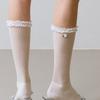 VINAJ Teeny Rose Baby Lace Socks (White)