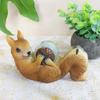 Squirrel Tape Dispenser, Fun Animal Stationery, Home Desktop Resin Tape Base, Decorative Item