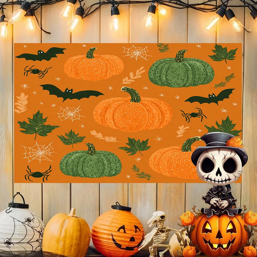Cute Pink Halloween Background Cloth Hanging Cloth Bedroom Bedside Decorative Wall Cloth Rental Dormitory Tapestry