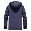 Men's Charge Quick-Drying Clothes Large Size Outdoor Autumn and Winter Medium and Long Fleece Hooded Jacket Jacket Top