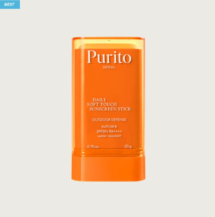 Purito SEOUL Daily Soft Touch Sunscreen Stick SPF50+ PA++++ – Matowy, Nietłusty Ochrona UV
