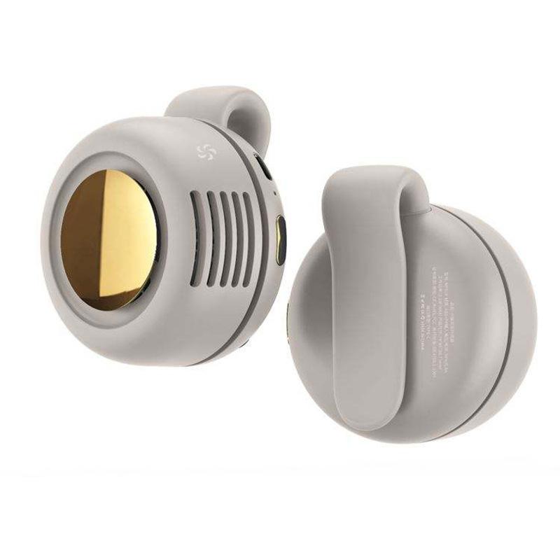 Small Clip Fan Portable Silent Fit Mini Bladeless Electric Fan Usb Charging Child Adult Ideal Gift For Outdoor Travel Office