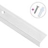 VidaXL Stair Nosing L-shape 5 Pcs Aluminium 100 Cm Silver, Stair Treads, Stair Edges, Stair Profiles, 146754