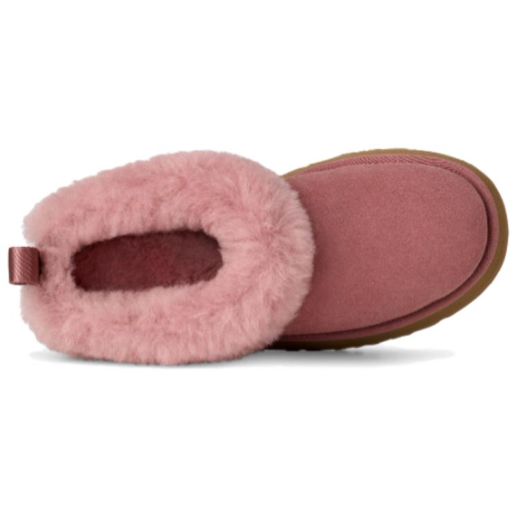 UGG Tazzelle Cow Split Leather Durable Simple Comfortable Commuting Outdoor Casual Fashion Ankle Snow Boots Women boots Pink 1171393-PDW