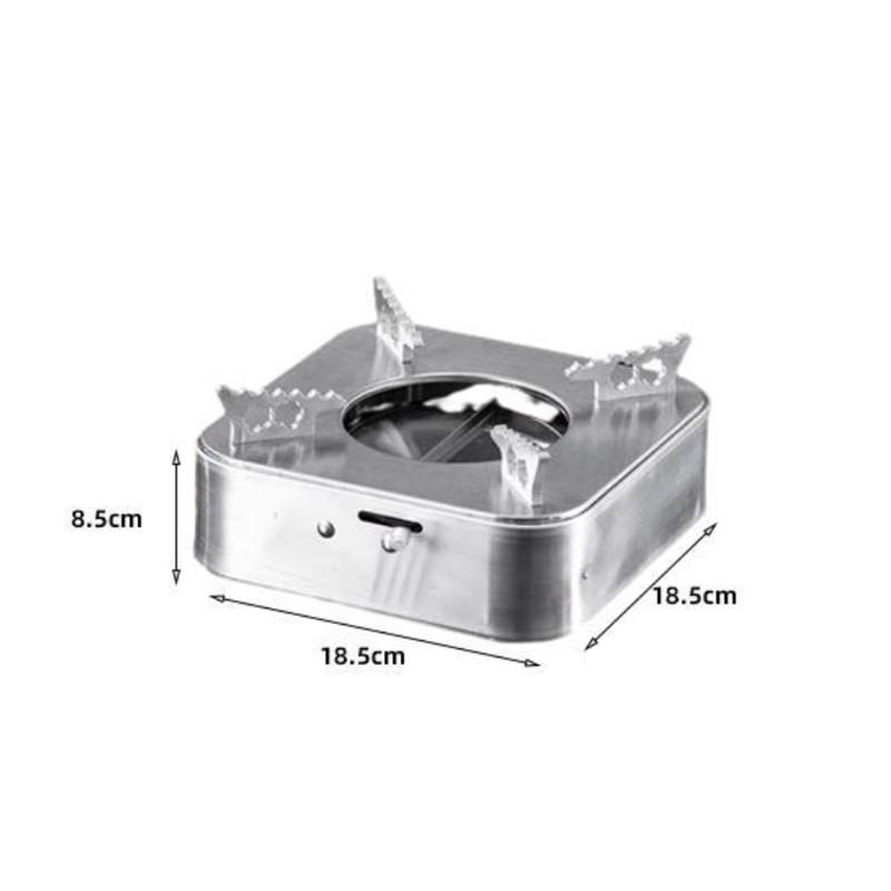 Stainless Steel Alcohol Stove High-Grade Banquet Dry Pot Base Commercial Restaurant Dormitory Small Hot Pot Alcohol Burner A